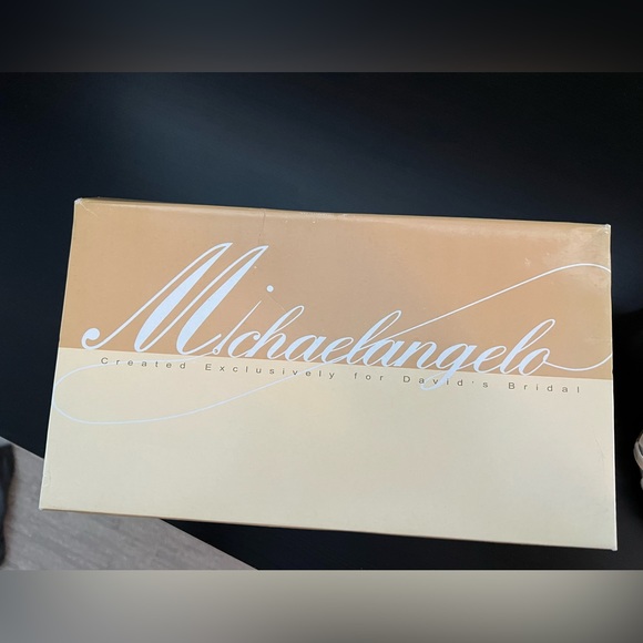 2/ $20 Michaelangelo David’s Bridal Dyeable Sierra Shoes - Picture 7 of 9